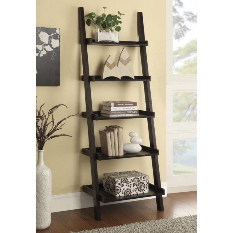 Ebern Designs Melodie Ladder Bookcase & Reviews Wayfair